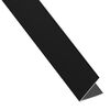 Kątownik aluminiowy 2.6 m x 16 x 16 mm połysk czarny