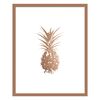 Obraz MODERNPIK GOLD ANANAS 27 x 33 cm