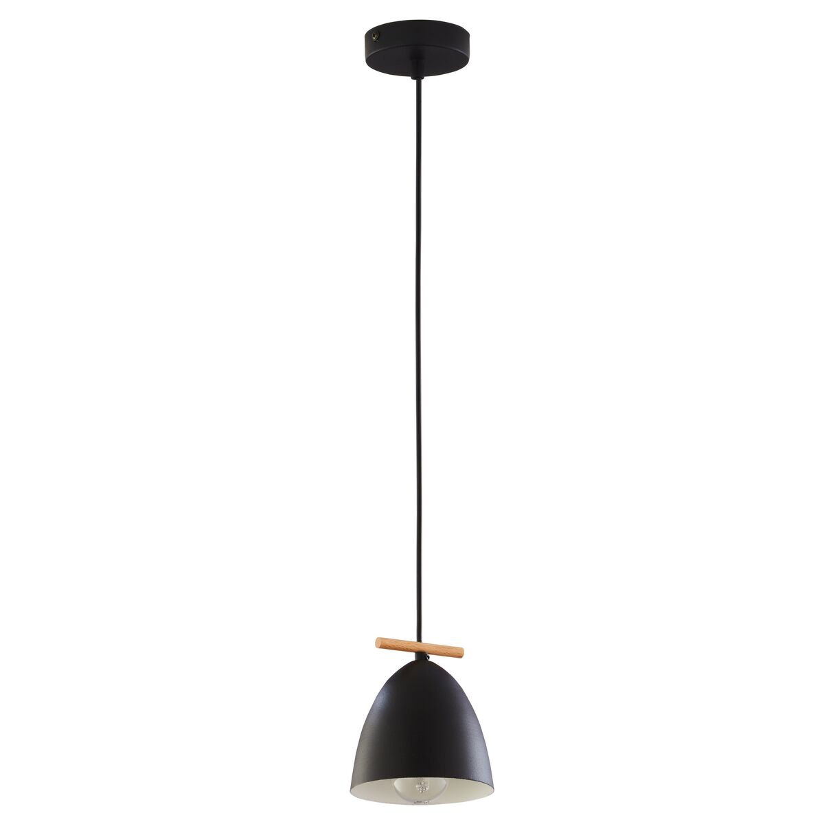 Lampa wisząca Aida Black czarna E27 TK Lighting