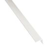 Kątownik PVC 1 m x 11 x 11 mm matowy biały
