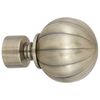 Końcówka pręta do zasłon RIB BALL dł. 9.8 cm INSPIRE