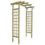 Pergola podwójna z łukiem 72 cm x 160 cm x 223 cm STELMET