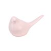 Figurka ceramiczna JASKÓŁKA różowa wys. 9 cm EKO-CERAMIKA