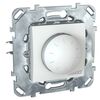 Ściemniacz przyciskowo-obrotowy UNICA Biały SCHNEIDER ELECTRIC