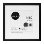 Ramka na zdjęcia Milo 30 x 30 cm czarna MDF Inspire