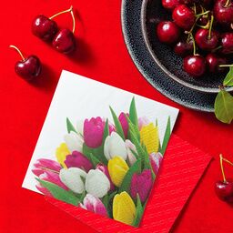 Serwetki Bunch of tulips 33 x 33 cm 20 szt.