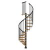 Schody spiralne MONTREAL Classic 3 Buk fornirowany 120 cm DOLLE
