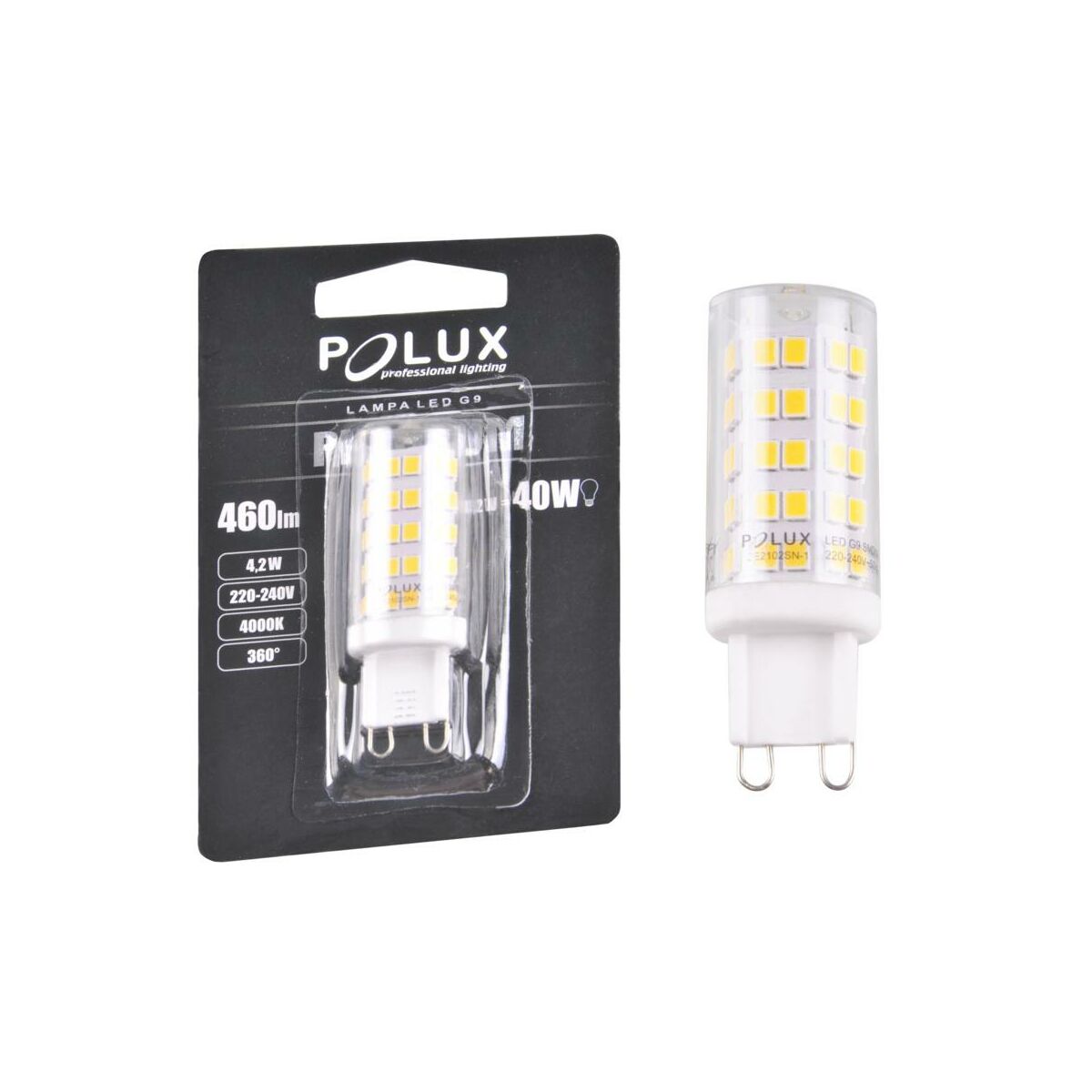 Żarówka LED G9 (230 V) 4 W 420 lm Neutralna SMD Polux