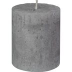 Świeca pieńkowa Rustic jasnoszara wys. 8 cm Bolsius