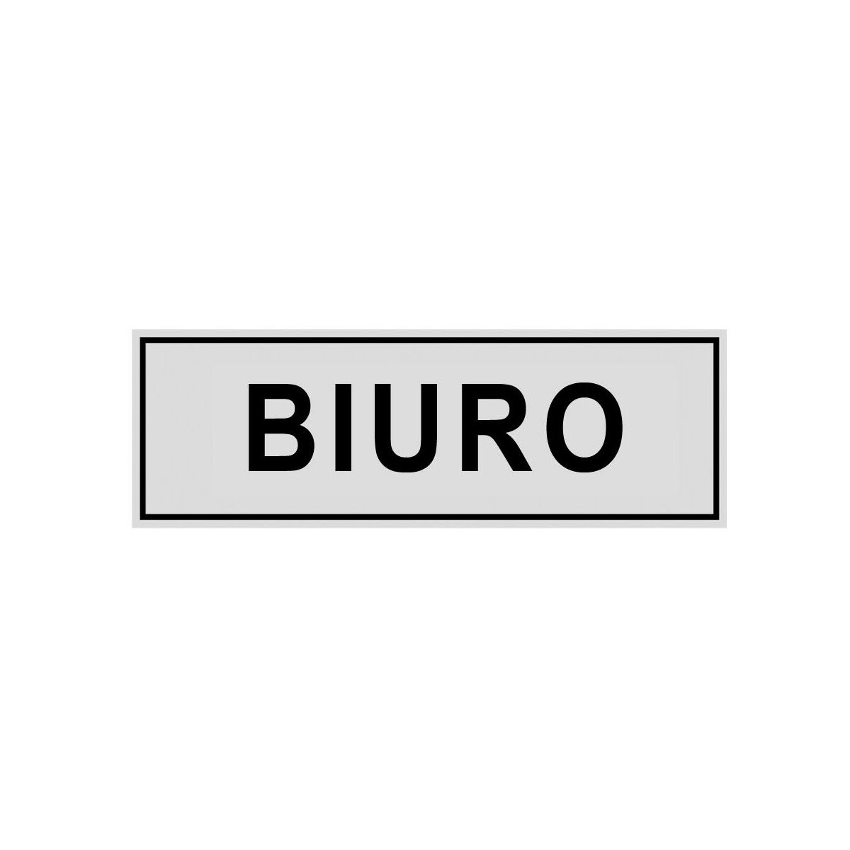 Znak informacyjny 'Biuro' 8x22 cm