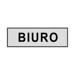 Znak informacyjny 'Biuro' 8x22 cm