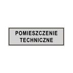 Znak informacyjny POMIESZCZENIA TECHNICZNE