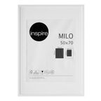 Ramka na zdjęcia Milo 50 x 70 cm biała MDF Inspire
