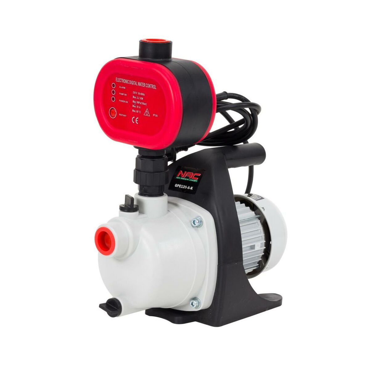 Pompa do wody czystej NAC GPE120-A-K 3600l/h 1200W