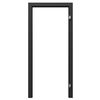 Ościeżnica regulowana do skrzydeł bezprzylgowych Vector 70 prawa czarna 160-180 mm Porta