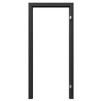 Ościeżnica regulowana do skrzydeł bezprzylgowych Vector 60 prawa czarna 160-180 mm Porta