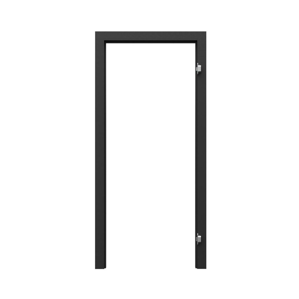 Ościeżnica regulowana do skrzydeł bezprzylgowych Vector 90 Prawa czarna 140-160 mm Porta