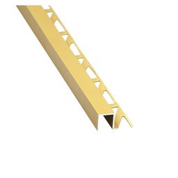 Profil wykończeniowy aluminium kwadrat 8 X 12 mm / 2.5 m Złoty Standers