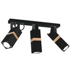 Listwa reflektorowa VIDAR czarna 3 x GU10 EKO-LIGHT