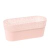 Osłonka na doniczki 30 x 11.7 cm plastikowa różowa ROSA LAMELA