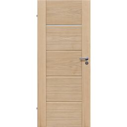 Drzwi wewnętrzne drewniane dębowe Triest 60 lewe Radex