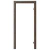 Ościeżnica REGULOWANA do skrzydeł bezprzylgowych 90 Prawa Dąb brązowy 160 - 180 mm PORTA