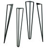Nogi do stołu ogrodowego ZOE 12 x 73 cm metalowe