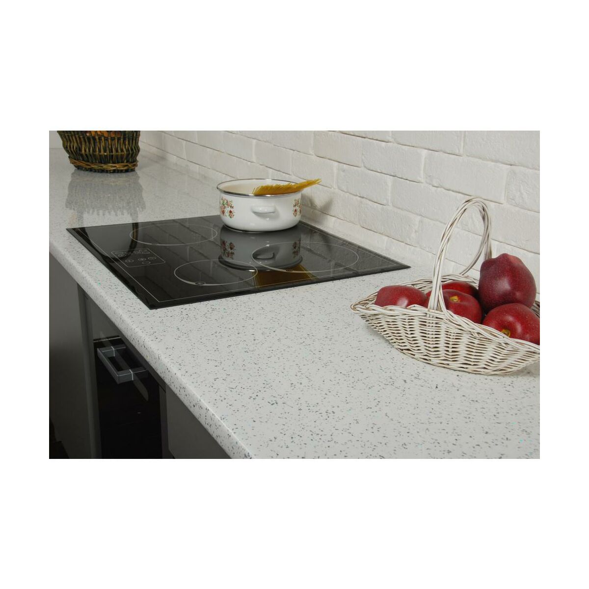 Blat kuchenny laminowany white galaxy 030S Biuro Styl