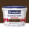 Farba elewacyjna akrylowa 10 l Brązowy Śnieżka