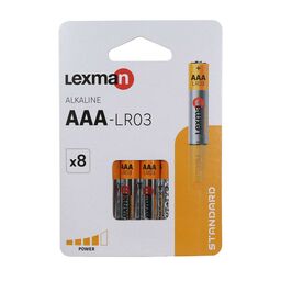 Bateria alkaliczna LR03/AAA 8 SZT. LEXMAN