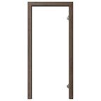 Ościeżnica regulowana do skrzydeł bezprzylgowych 80 Prawa Dąb brązowy 140 - 160 mm Porta