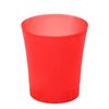Osłonka na doniczkę 12.5 cm plastikowa czerwona ORCHIDEA