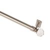Karnisz mini do zazdrostek KULA CRYSTAL 40-60 cm chrom
