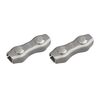 Zacisk płaski do linki 3MM 2 szt. STANDERS
