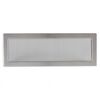 Kratka kominkowa SREBRNA MAT 17 x 49 cm KNAP