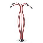Lampa podłogowa FLEX czerwona E27 ORIVA AB
