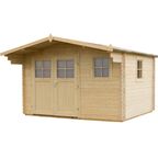 Domek ogrodowy GAUDIO szer. 390 x gł. 416 x wys. 245 cm MEGIW