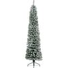 Sztuczna choinka bielona 180 cm PVC