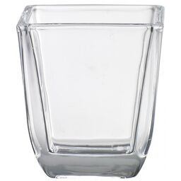 Świecznik szklany Aromatic wys. 6.5 cm transparentny