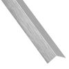 Kątownik aluminiowy 1 m x 16 x 16 mm anodowany srebrny