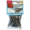 Kołek szybkiego montażu z kołnierzem 6X40MM 50 szt. WKRĘT-MET