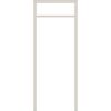 Ościeżnica REGULOWANA z naświetlem 80 Lewa Beżowa 120 - 140 mm CLASSEN