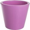 Osłonka na doniczkę 14 cm ceramiczna fioletowa