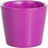 Osłonka na doniczkę 10 cm ceramiczna różowa KAKTUS