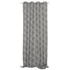 Zasłona gotowa BOTANY kolor Czarny 138 x 280 cm Kółka 180 g/m² JBY
