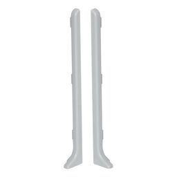 Zaślepka listwy cokołowej 100 mm Jasno Szary 2szt Cezar