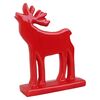 Renifer porcelanowy 11 cm 1 szt. czerwony