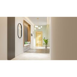 Panel ścienny 3D Lamel ścienny akustyczny na filcu Olive 20x30x265 cm