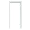 Ościeżnica regulowana do skrzydeł bezprzylgowych 80 Prawa Biała 120 - 140 mm Porta
