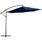 Parasol ogrodowy 300 cm granatowy okrągły
